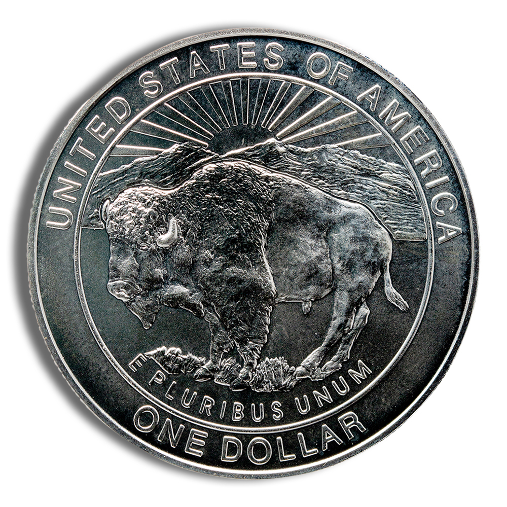 1999-P $1 Yellowstone Silver Commemorative - BU - Image 2