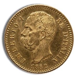 Italy 20 Lire Gold Coin