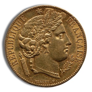 France Gold 20 Francs - Ceres (1849-1851)