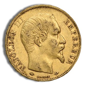 France Gold 20 Francs - Napoleon III (1852-1870)