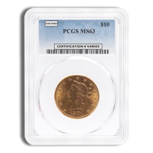 $10 Gold Liberty Eagle - PCGS MS63