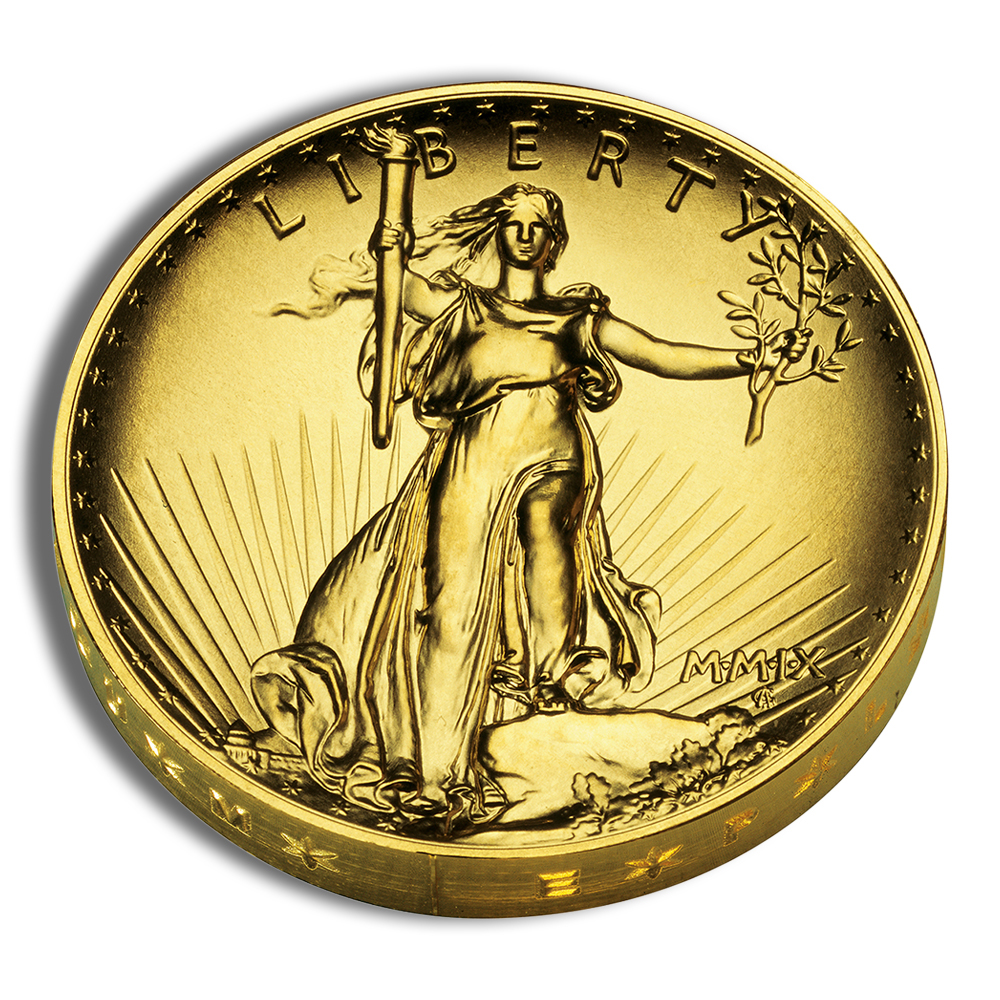 2009 Ultra High Relief Double Eagle Gold Coin NGC MS70 - Image 3