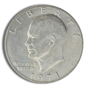40% Silver Ike Dollar (Cull or Circulated Condition)