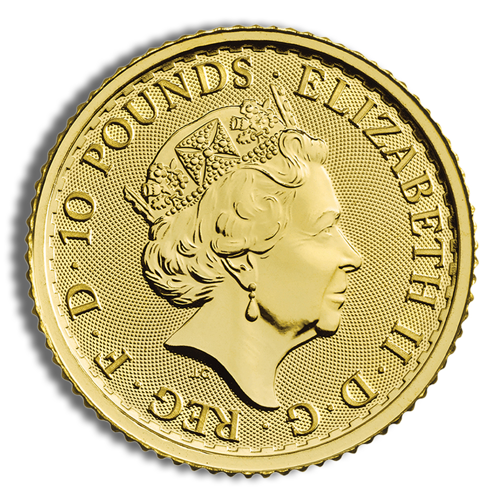 1/10 oz Gold Britannia (Year Varies) - Image 2