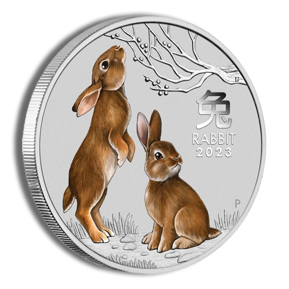 2023 Kilo Australia Silver Lunar Rabbit - Series III NGC MS70 - Image 4