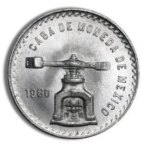 1 oz Mexican Onza Balance Scale Silver Coin (Year Varies)