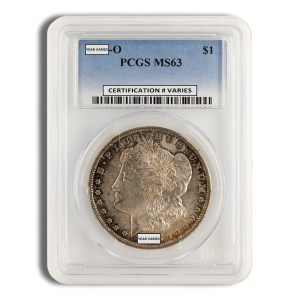 Pre-1921 Morgan Dollar - PCGS MS63 (Toned)