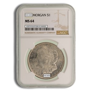1921 Morgan Dollar - NGC MS64