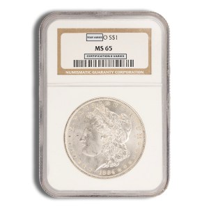 Pre-1921 Morgan Dollar - NGC MS65