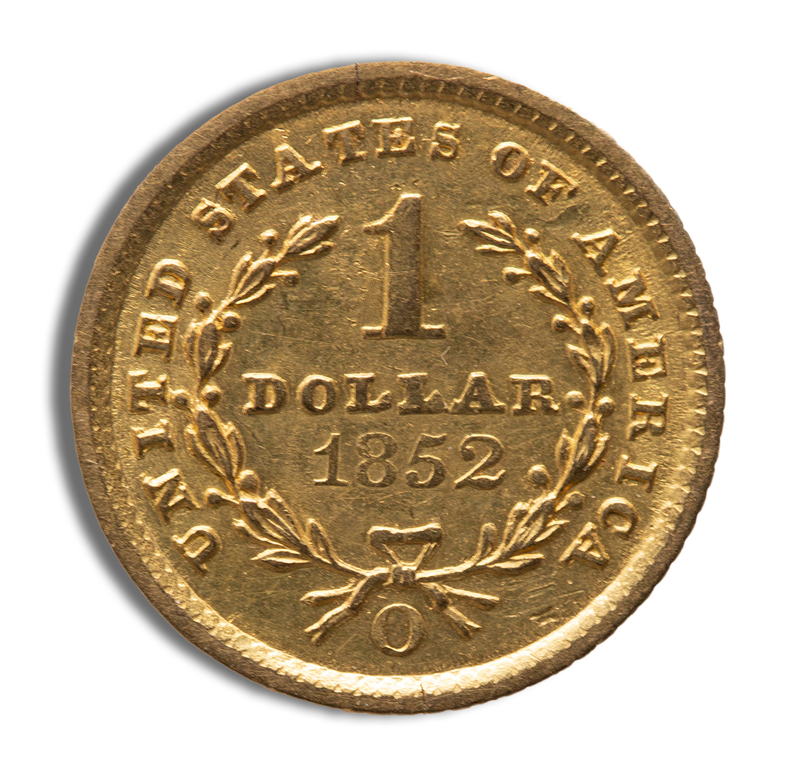 $1 Gold Liberty Type 1 - AU - Image 2