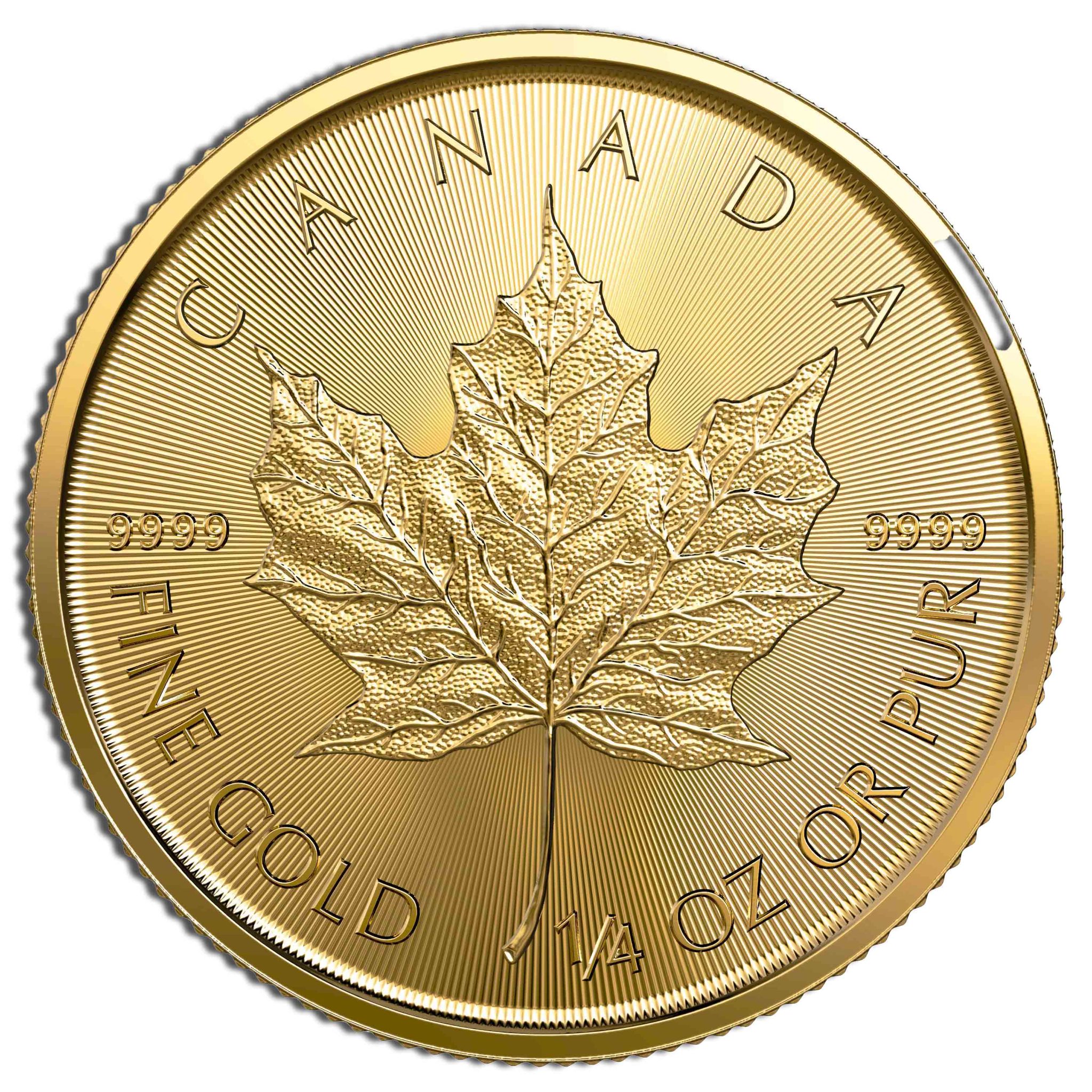 1/4 oz Gold Maple Leaf - Sealed