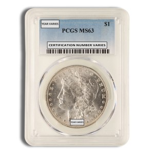Pre-1921 Morgan Dollar - PCGS MS63