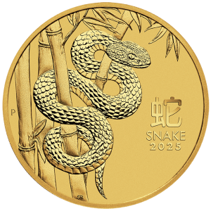 2025 1/4 oz Australia Gold Lunar Snake