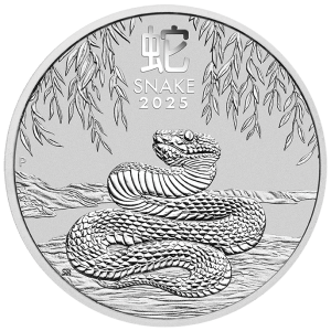 2025 1 oz Australia Silver Lunar Snake BU - Series III