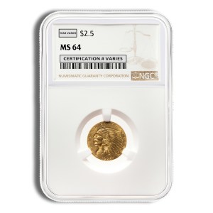 $2.5 Gold Indian Quarter Eagle