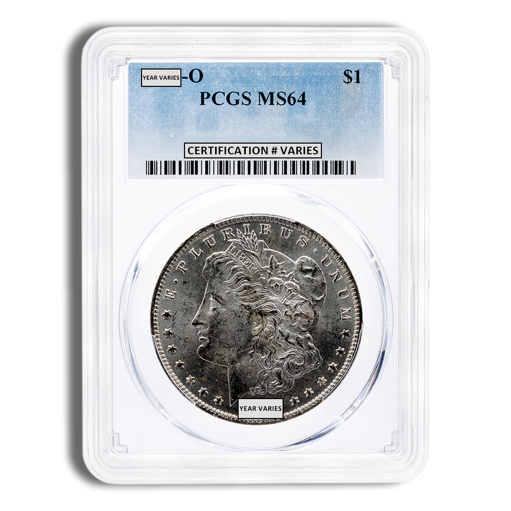 Pre-1921 Morgan Dollar - PCGS MS64