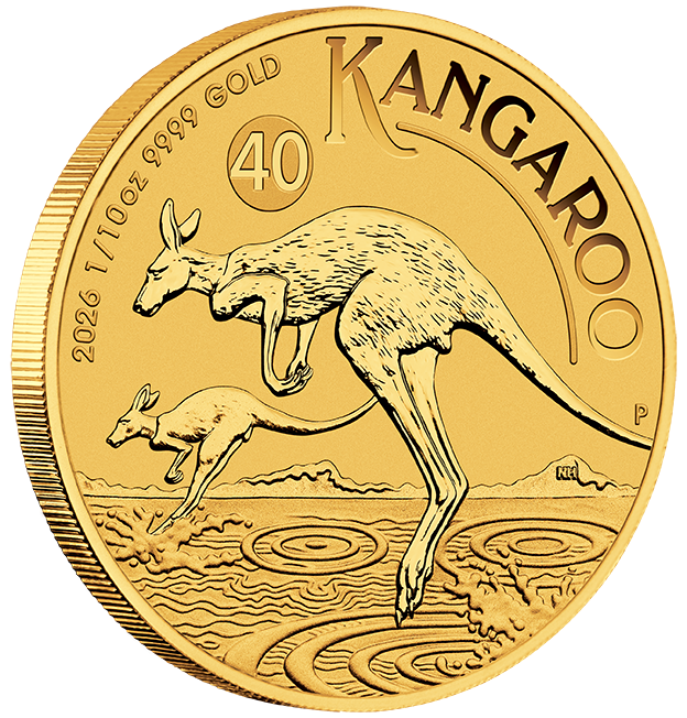 2026 1/10 oz Australian Kangaroo Gold Coin - Image 3