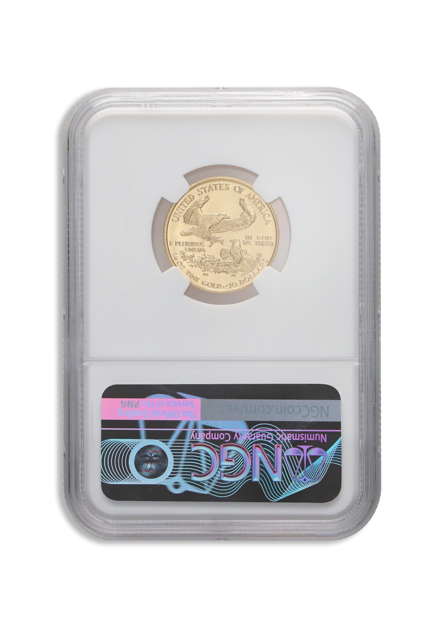 1994 1/4 oz Gold Eagle $10 NGC MS70 - Image 2
