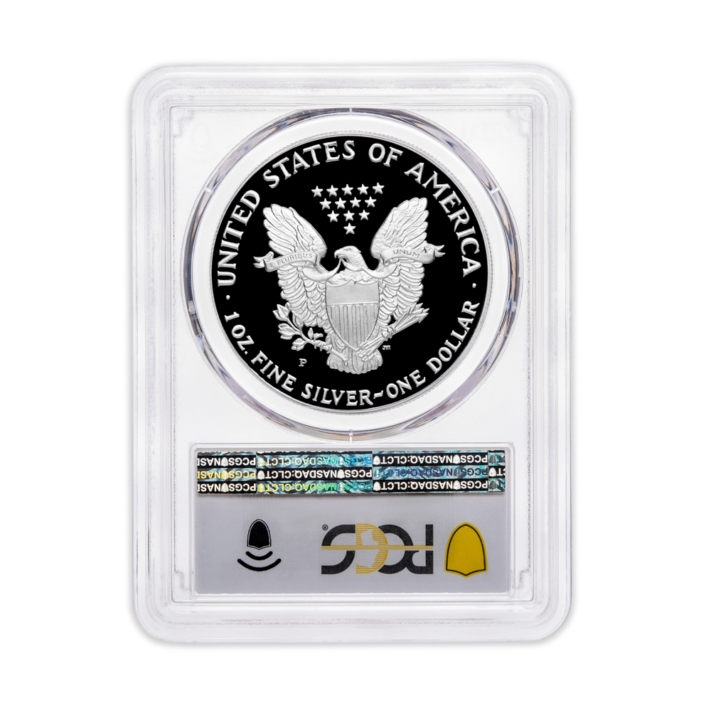 1998-P Proof Silver Eagle PCGS PR70 - Image 2