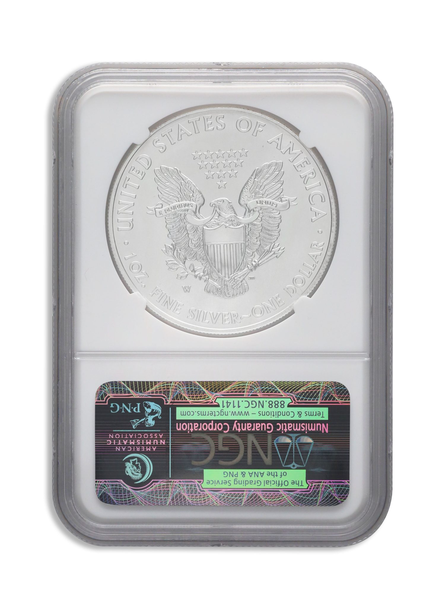 2012-W Burnished Silver Eagle NGC MS70 ER - Image 2