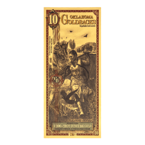 Oklahoma 10 Goldback