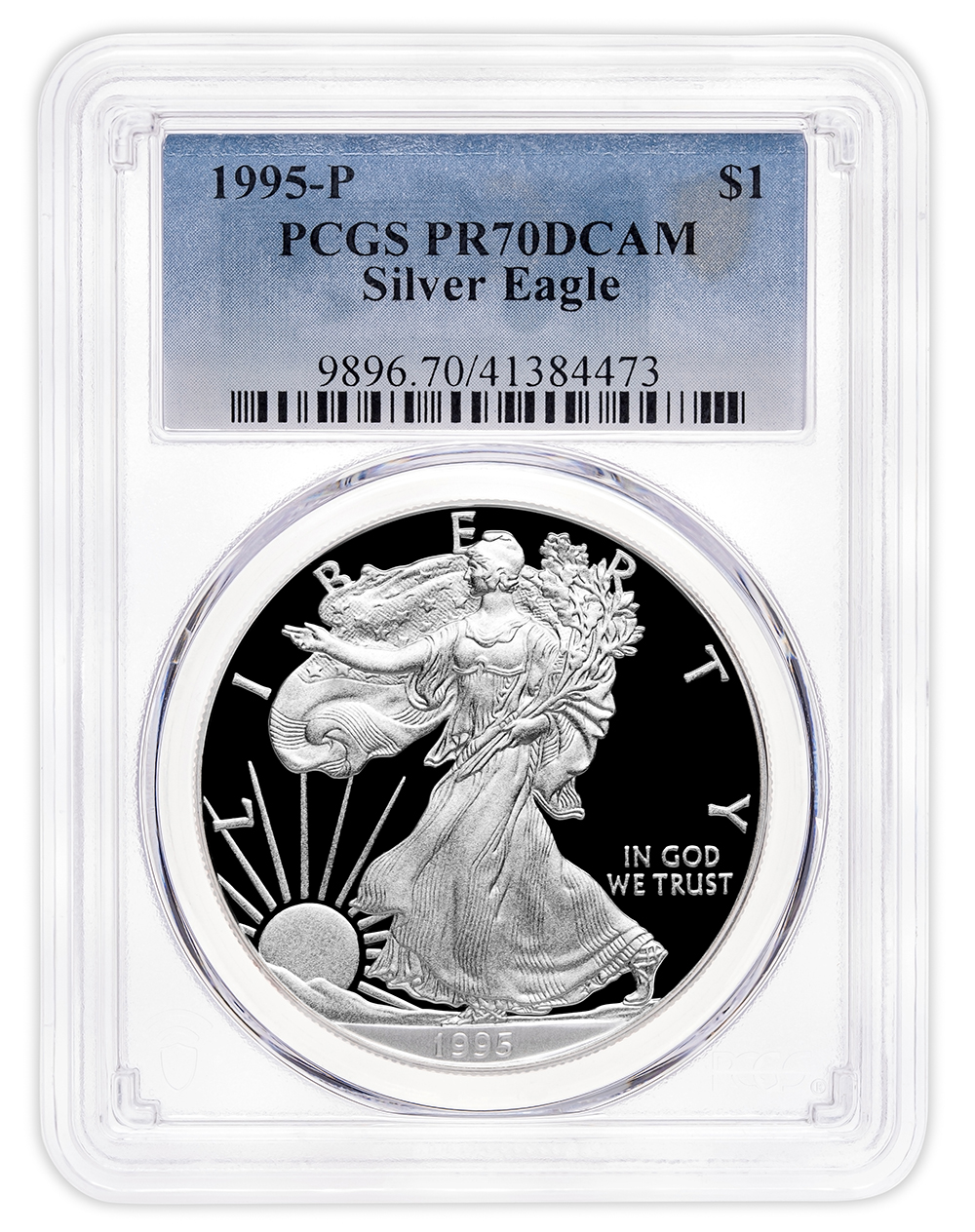 1995-P Proof Silver Eagle PCGS PR70