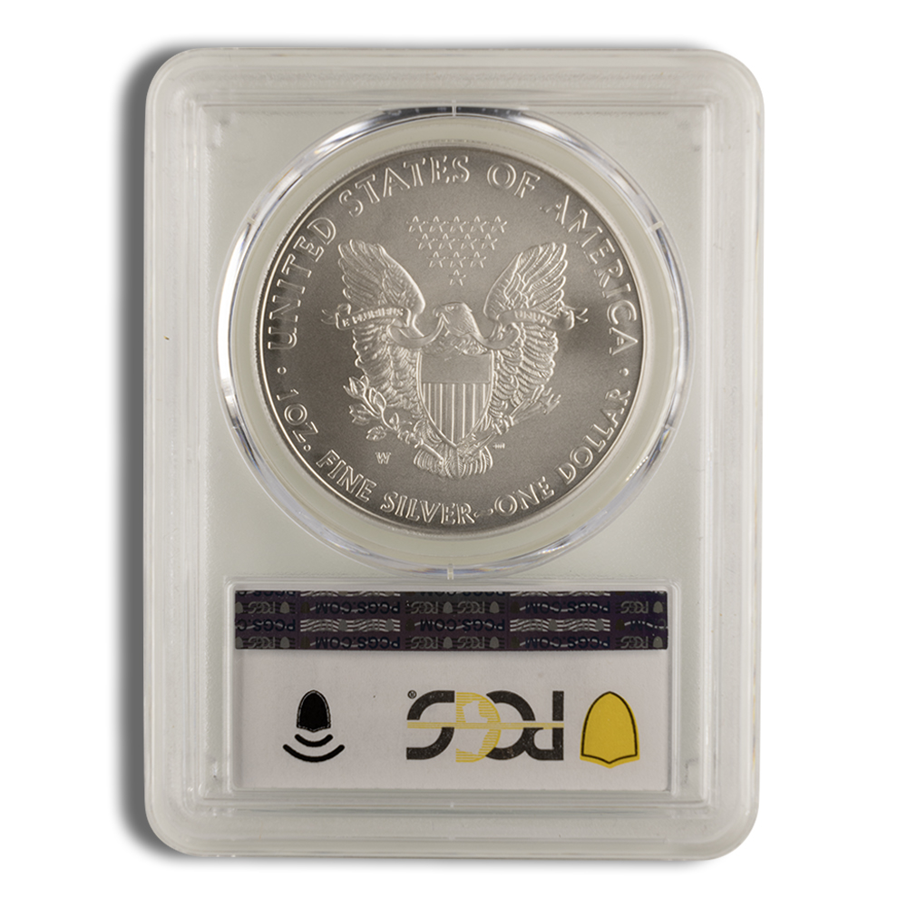 2008-W Burnished Silver Eagle PCGS SP70 - Image 2