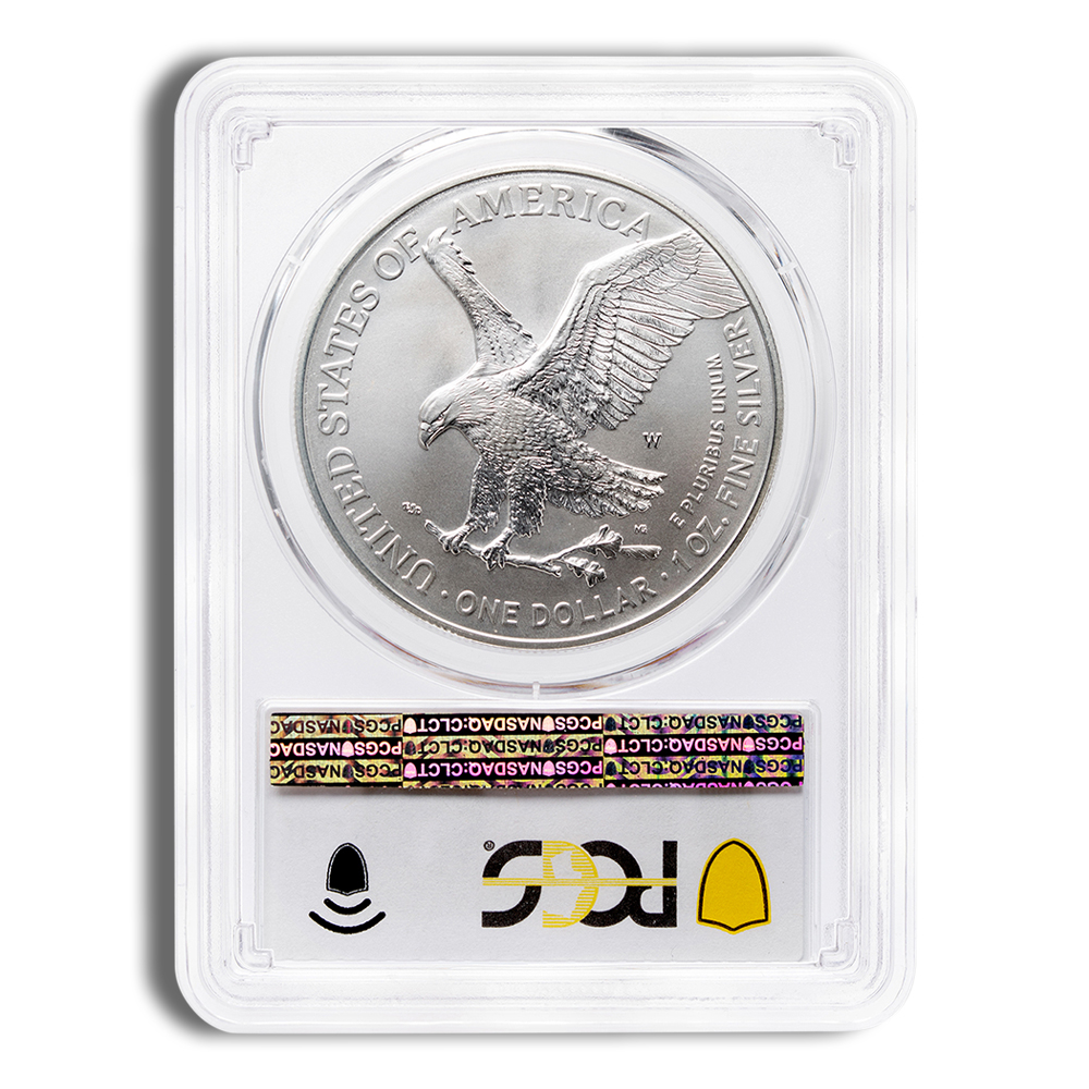 2021-W Burnished Silver Eagle PCGS SP70 (Type 2) - Image 2